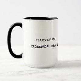 TEARS OF MY CROSSWORD RIVALS – Funny Coffee Mugg