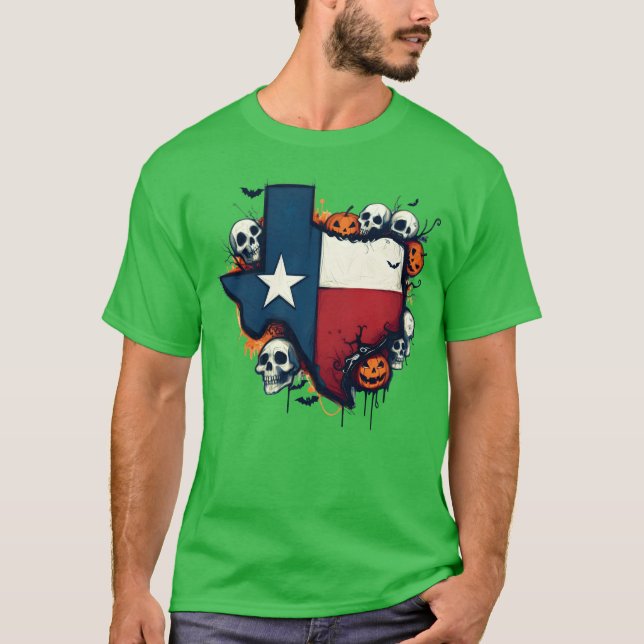 Teas Halloween-vänner T Shirt (Framsida)