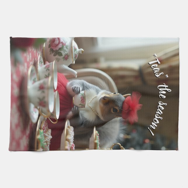 "Teas" säsongen Kökshandduk (Horisontell)