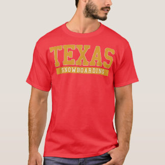 Teas Snowboarding T Shirt