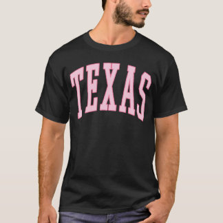 Teas Vintage Preppy Varsity Rosa Sport vintage T Shirt