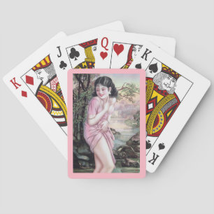 Tease i Stream Oasis av Shanghai China Girl Casinokort