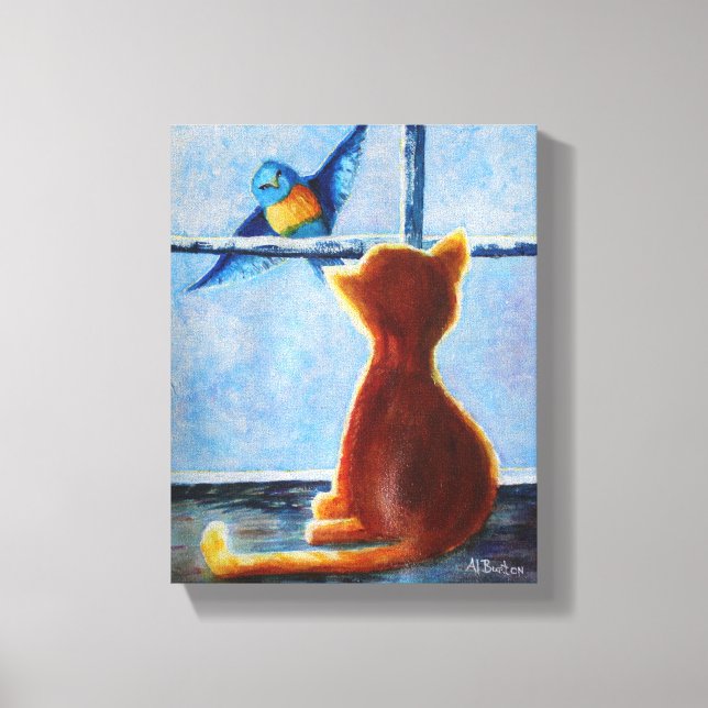 Teasing Bird Canvas (Framsida)