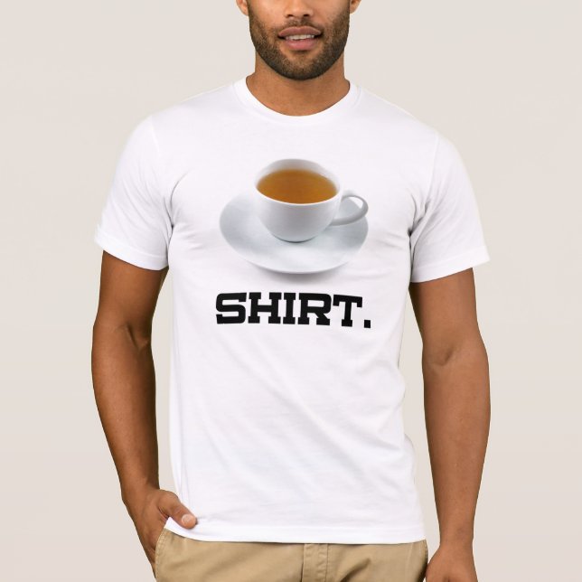 TeaskjortaT-shirt. T-shirt (Framsida)
