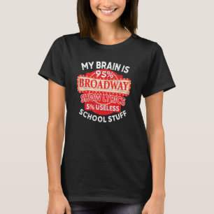 Teater Actor Broadway Musical T Shirt