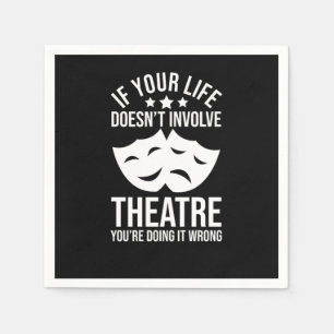 Teater Actress Rehearsal Musical Theater Pappersservett