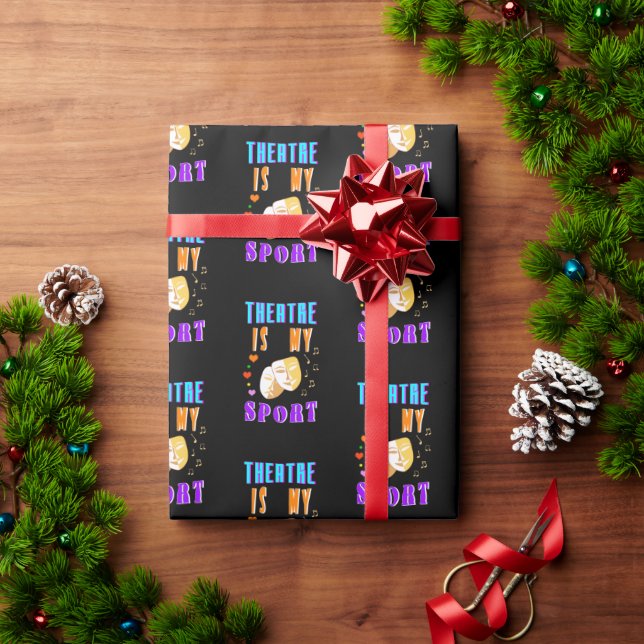 Teater är min idrottsskådespelare Drama Presentpapper (Julgåva)