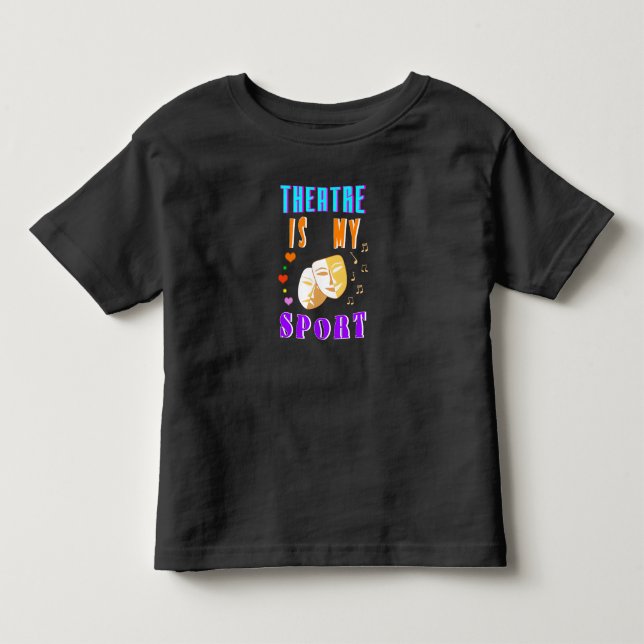 Teater är min idrottsskådespelare Drama T Shirt (Framsida)