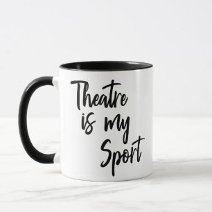 Teater är min sport Rolig skådespelare skådespeler Mugg