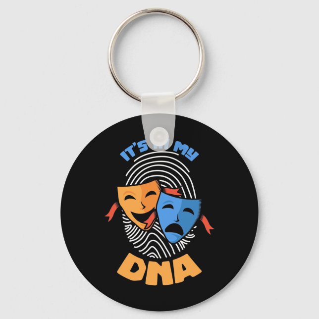 Teater Det Är I Min Dna Nyckelring (Framsida)