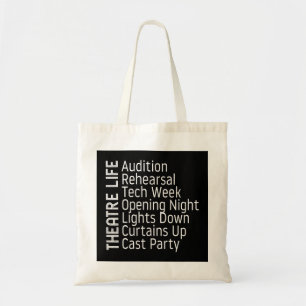 Teater Hoodie Broadway Gifts Actor Musical Älskare Tygkasse