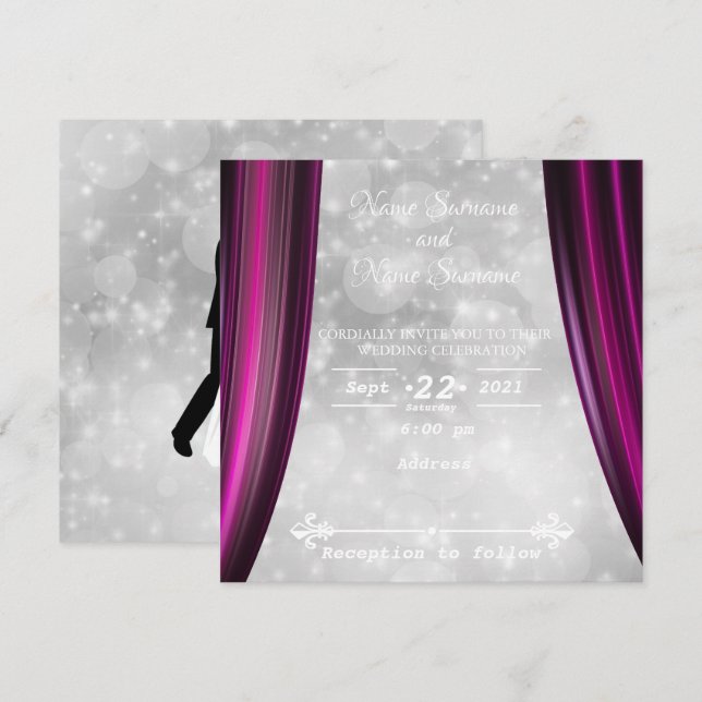 Teater Inbjudningar (Fram/baksida)