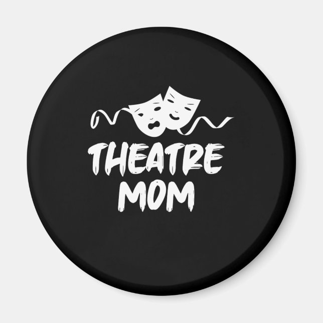 Teater Mamma teaterskådespelerskan Mor Actress Act Magnet (Framsidan)