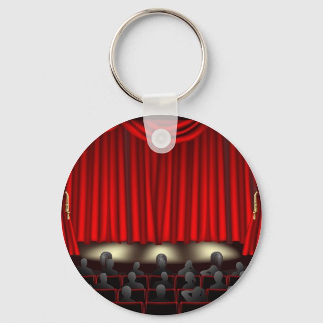 Teater med publik nyckelring (Framsida)