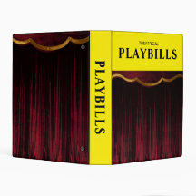 Teater Playbills Mini Ringpärm