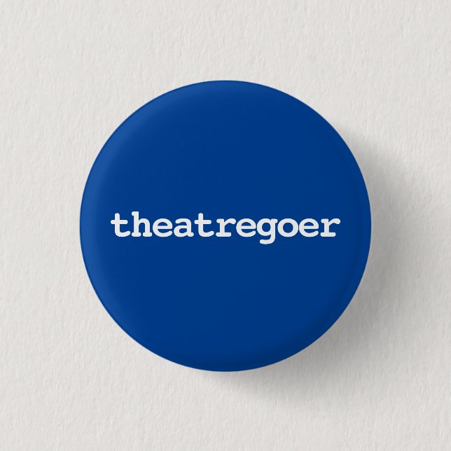 teaterbesökarens typografi Knapp (Framsida)