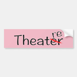 Teaterbildekal för Theatre inte Bildekal
