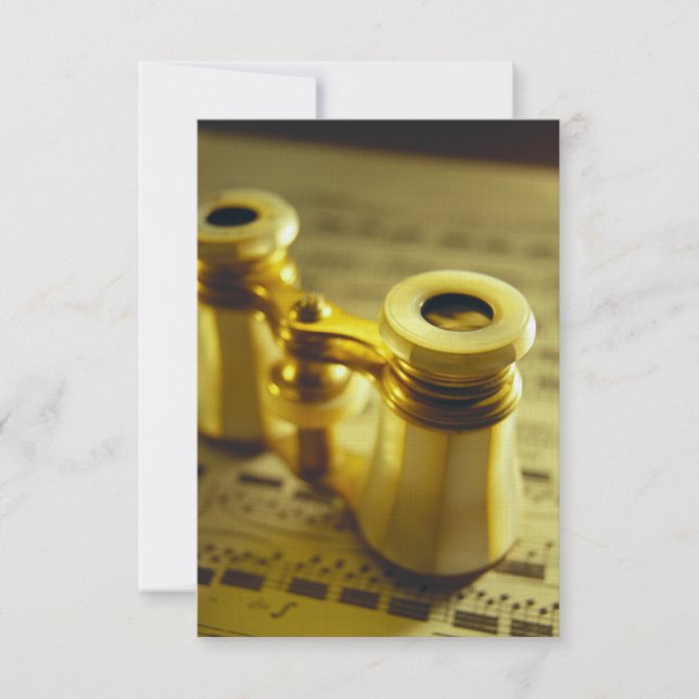 Teaterbinokulär 2 inbjudningar (Framsida)