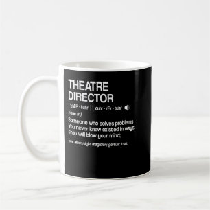 Teaterdirektör Definition Broadway Musical Theat Kaffemugg