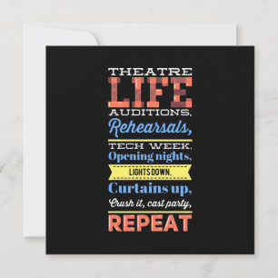 Teaterliv Upprepning Inbjudningar