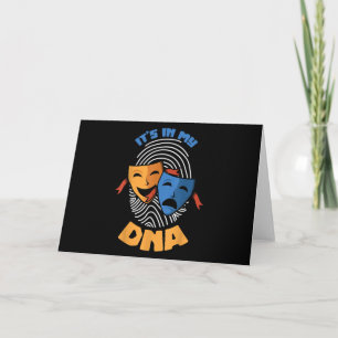 Teatermasken i min DNA Musical Älskare Movies Kort