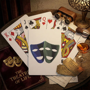 Teatermasker Casinokort