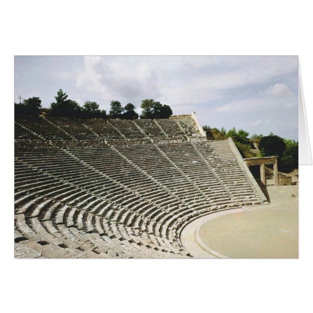 Teatern, c.360 BC Hälsningskort (Framsidan Horizontal)