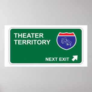 Teatern därefter går ut poster
