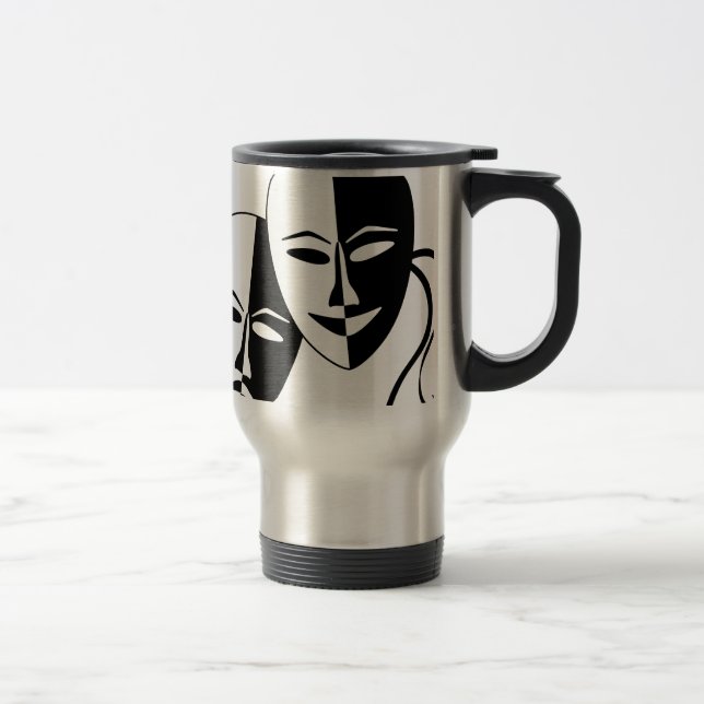 Teatern maskerar resemugg (Höger)