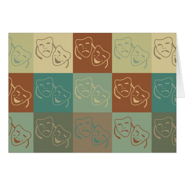 Teaterpopkonst Hälsningskort (Framsidan Horizontal)