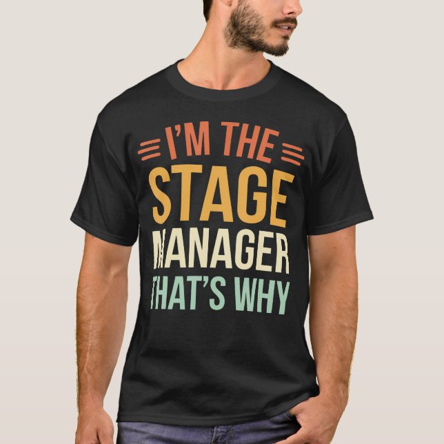Teaterregissör T Shirt (Framsida)
