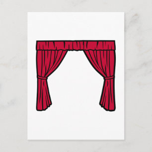 Teaterridå Vykort