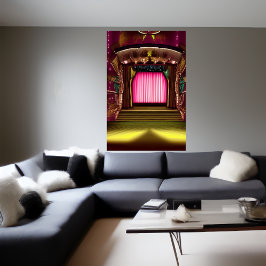 Teaterscenen | AI Art Poster