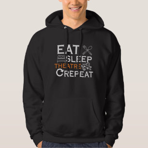 Teaterskådespelerska i viloläge, teatermusikspel hoodie