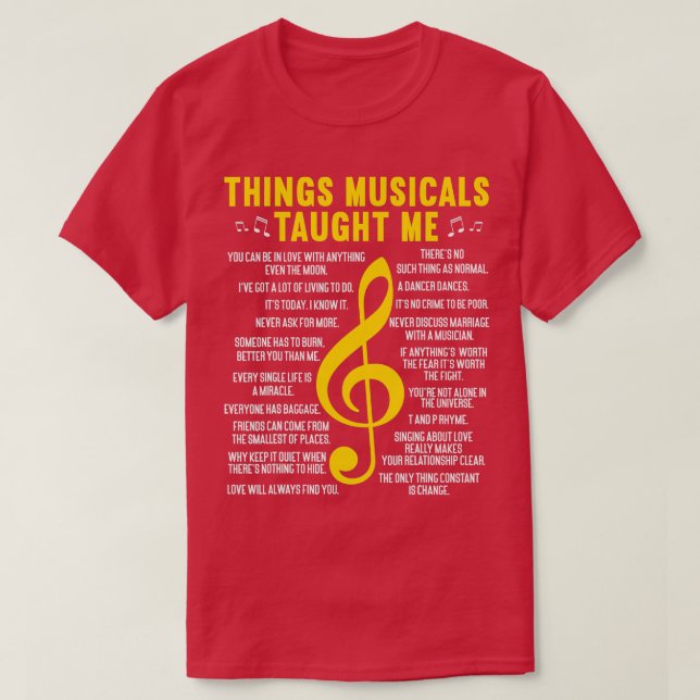 Teaterskådespelerska musikteater 3 t shirt (Design framsida)