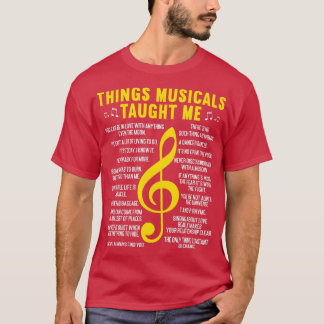 Teaterskådespelerska musikteater 3 t shirt