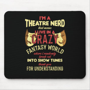 Teaterskådespelerska teaterskådespelare Nerd Stage Musmatta