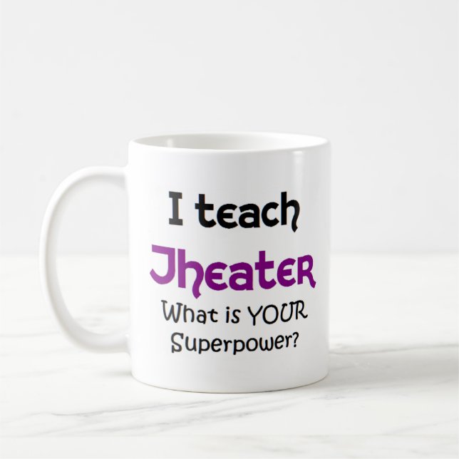 teaterundervisning kaffemugg (Vänster)