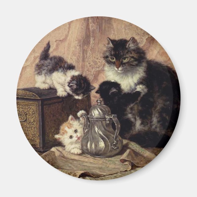 Teatime_for_Kittens Magnet (Framsidan)