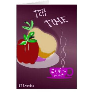 teatime hälsningskort