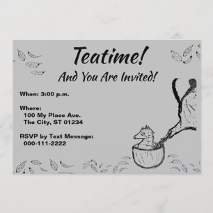 Teatime! Inbjudningar