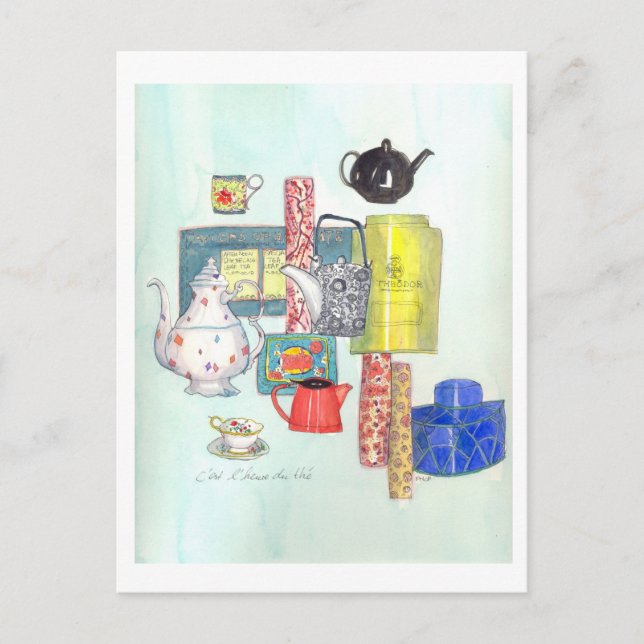 Teatime Vykort (Framsida)