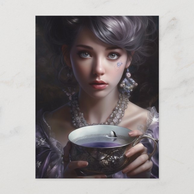 Teatimetiskt vykort (Framsida)