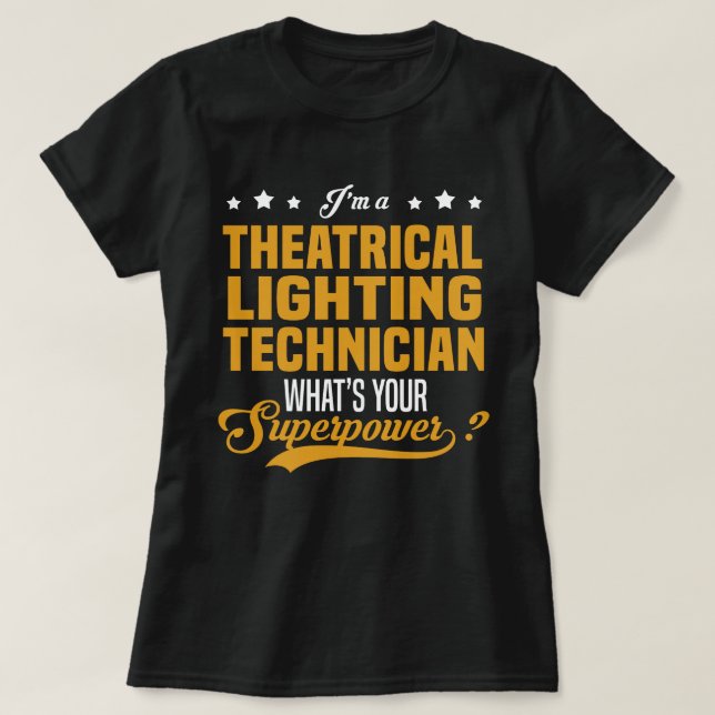 Teatortekniker T Shirt (Design framsida)