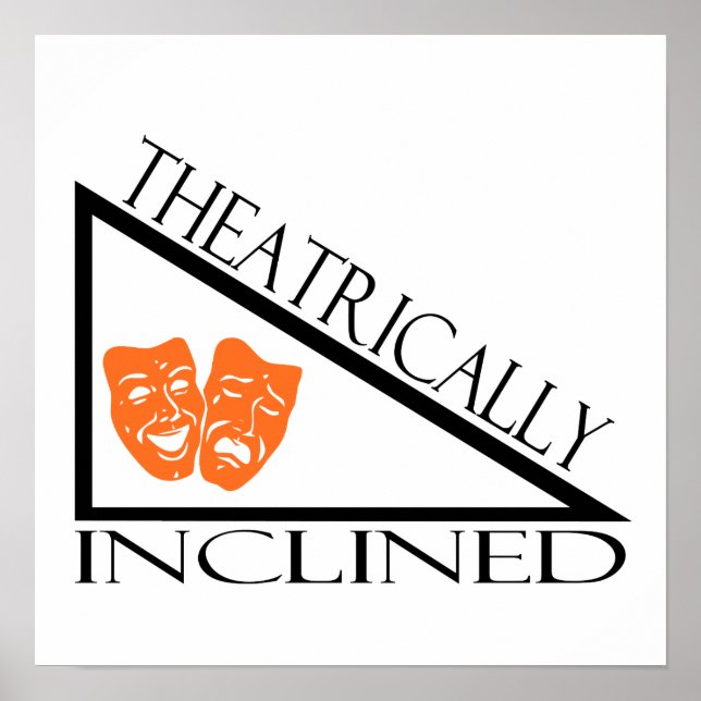 Teatriskt lutande poster (Framsidan)