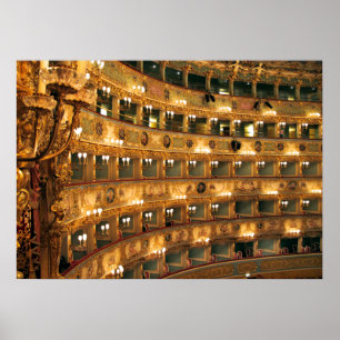 TEATRO LA FENICE-utskrift, Poster Papper (projekti