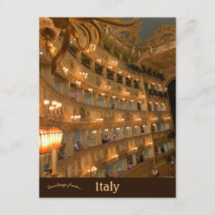 Teatro La Fenice Venedig Italien Vykort