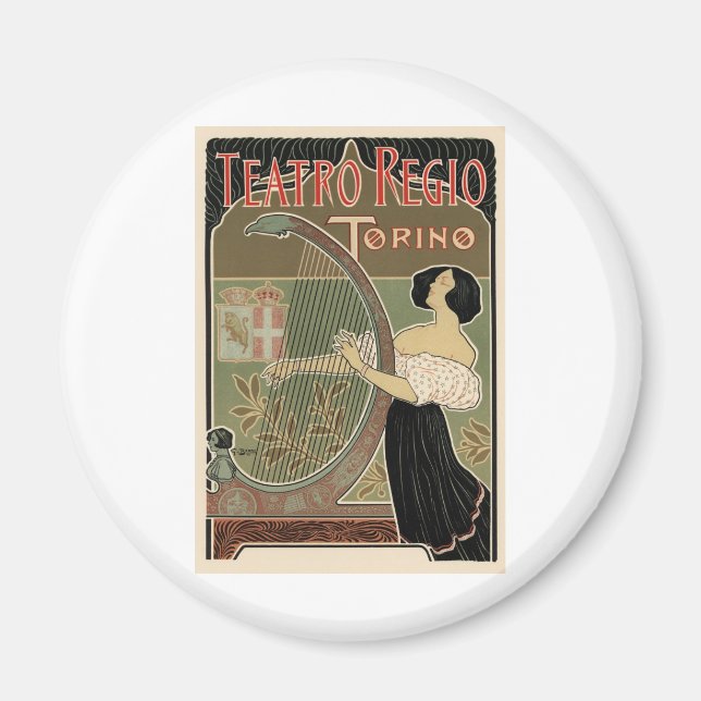 Teatro Regio Torino Magnet (Framsidan)