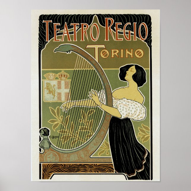 Teatro Regio Torino Poster (Framsidan)