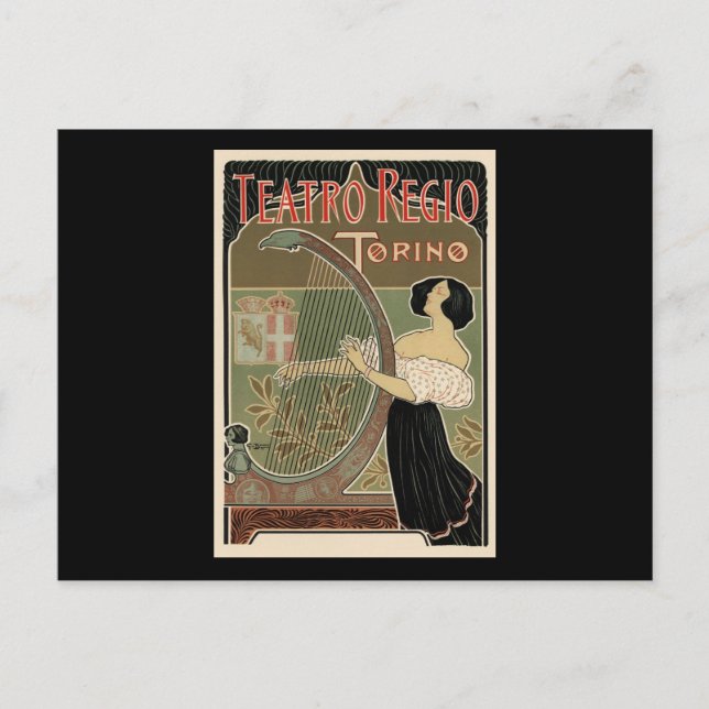Teatro Regio Torino Vykort (Framsida)